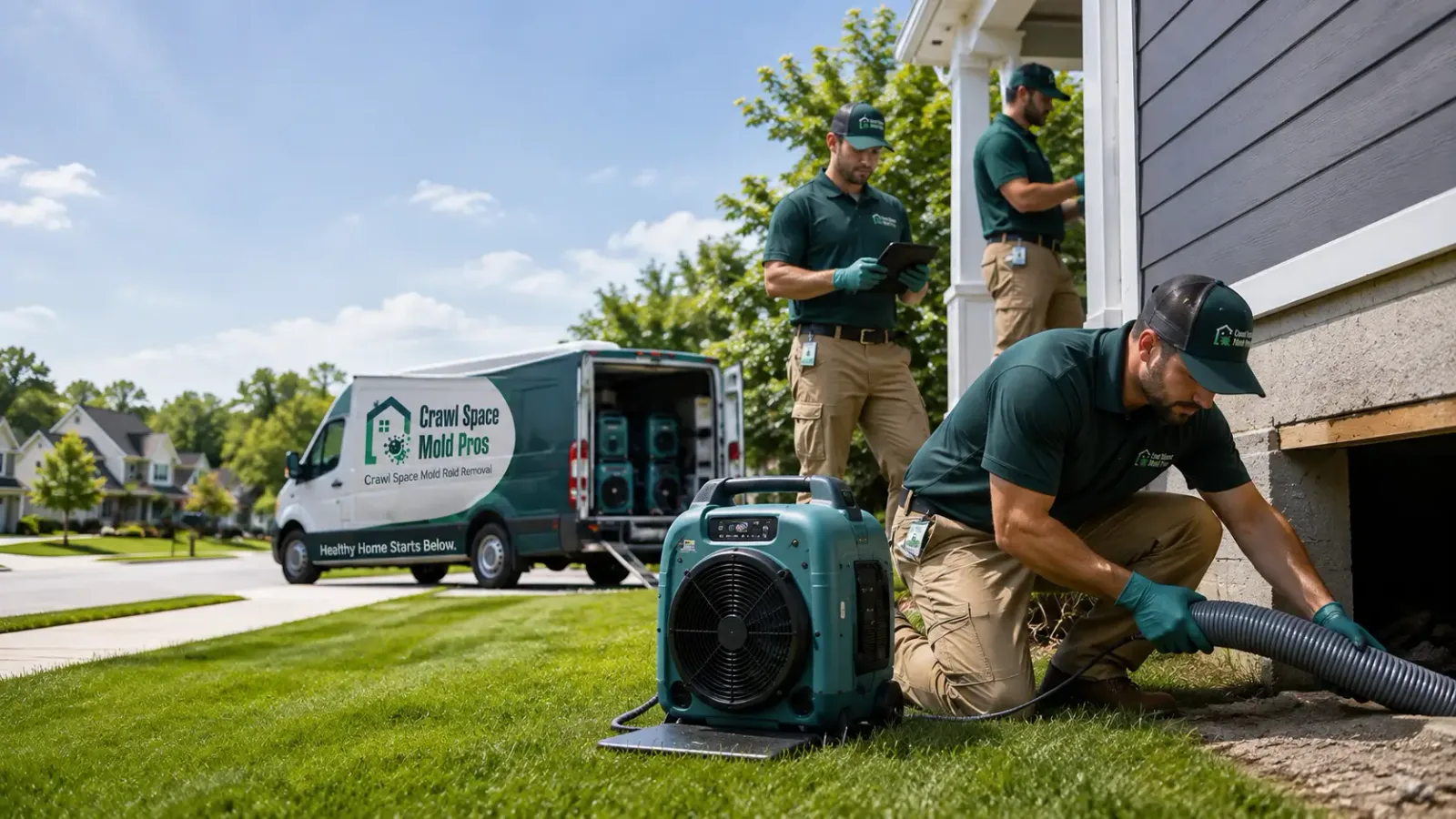 Crawl Space Mold Removal in Berryville, AR